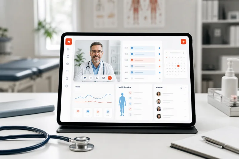 Medical Expert telemedicine and patient management dashboard